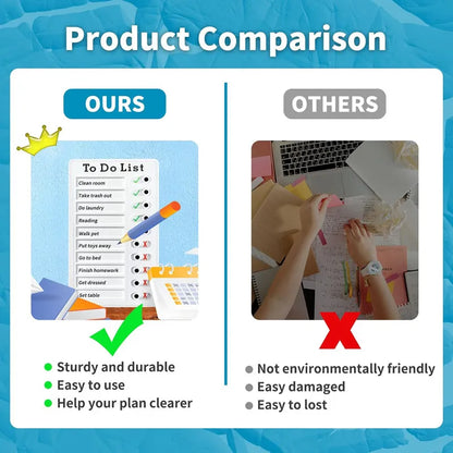 Reusable My Chores Checklist Task Board Daily Schedule Planner Memo Chore Chart Kid Responsibility Behavior Self Discipline C