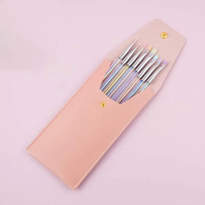 Nail Design Art Pen Aurora Transparent Brush Painting Nail Brush Uv Gel Extension Drawing Carving Pen Diy Manicure Tool With 