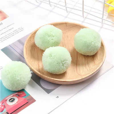 Multi Size Pom Piel 15mm/20mm/25mm/30mm/40mm Soft Pompones Fluffy Plush Crafts DIY Pom Pom Bal Wedding Sewing Party Accessori