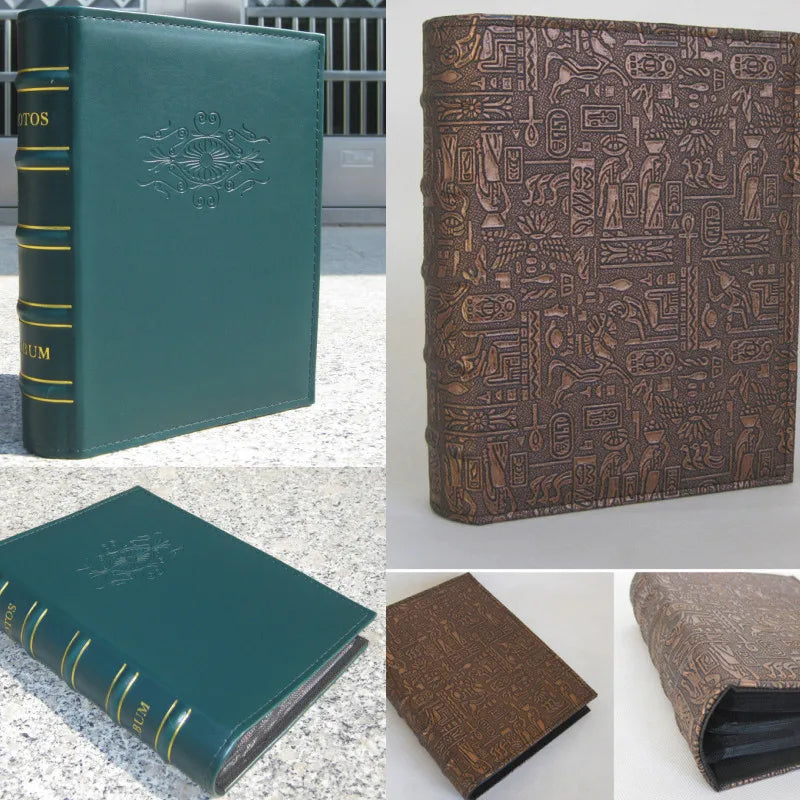 Big 6 Inches 4.5*6" 4D Photo Album Imitation Leather PU Cover Picture Album Welding Gift Tour Autograph Book Christmas Day Gi