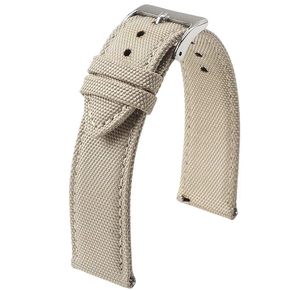 18mm 19mm 20mm 21mm 22mm 24mm Waterproof Sailcloth Watch Strap Two-Sided Nylon Watchband Quick Release Band Sport Belt For Me