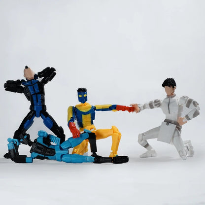 3D Printed Invincible Toys Action Figures Anime Model Lucky Dummy 13 Superheroes Mark Thragg Multi-Jointed Toy Ornaments Gift
