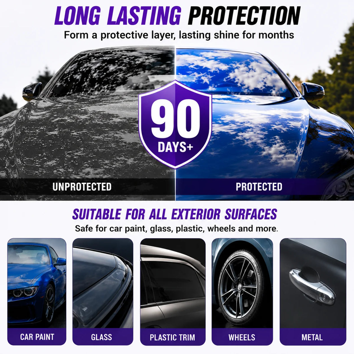 Car Ceramic Nano Coating Liquid Nano Crystal Hydrophobic Layer Coating Agent Auto Polish Liquid Nano Shine Protection Coating