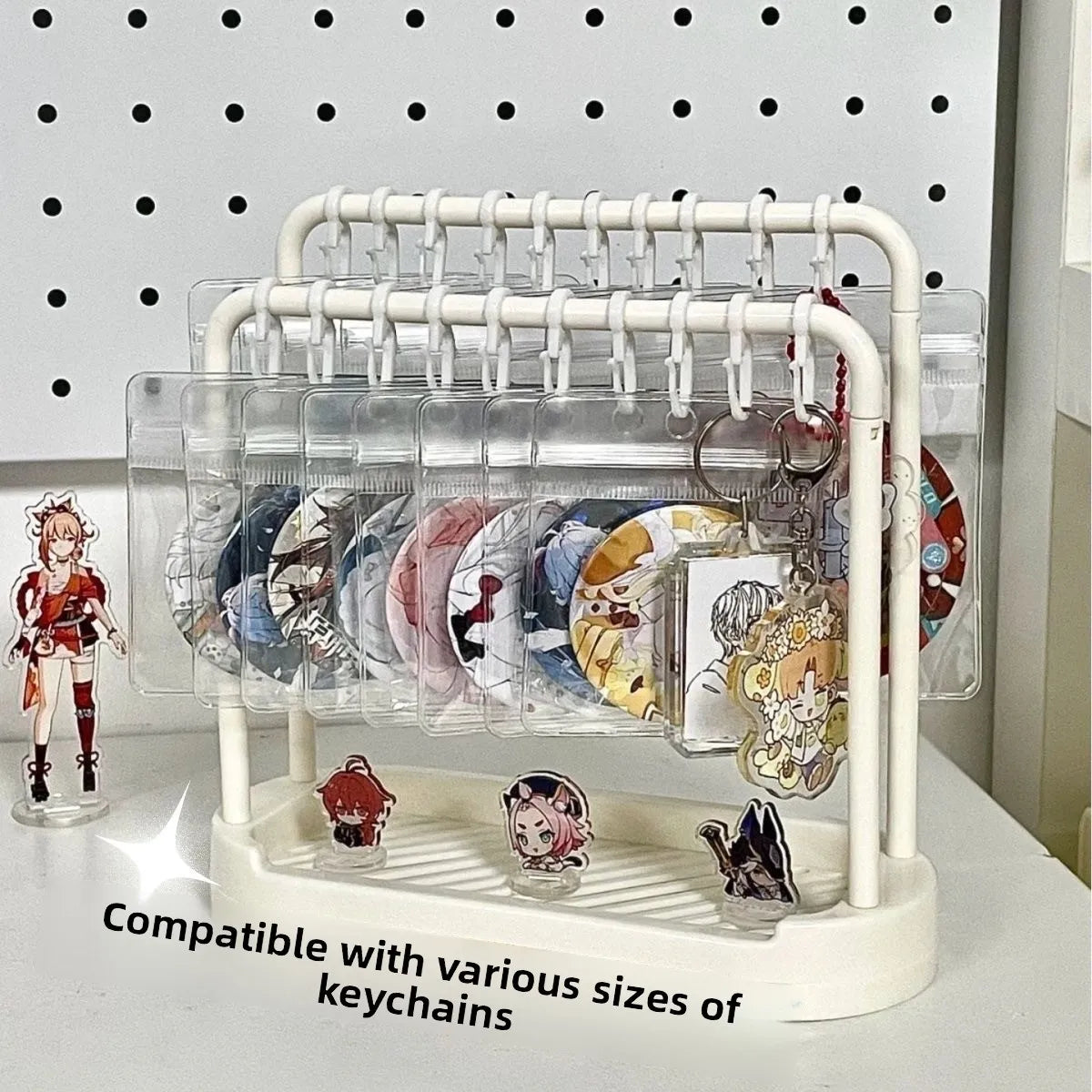 Display Stand Simple Jewelry Storage Baroque Style Desktop Decoration Ornament Compact Size Fashion Accessory Organizer