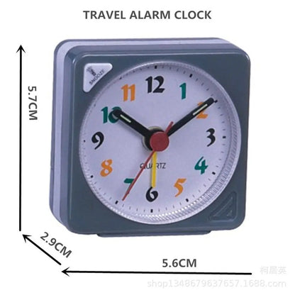 7cm Shower Anti Fog Waterproof Mini Small Table Decoration Kitchen Living Bathroom Room Wall Clock Toilet Round Sucker Decor 