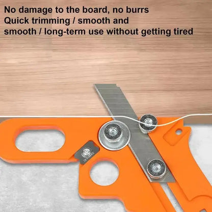 Manual Edge Banding Trimmer Veneer Edge Cutter Tool Woodworking Chamfer Plane Wood Chamfering Fillet Scraper Board Deburring