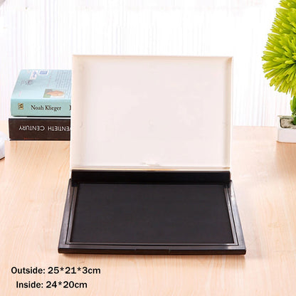 Personalized Wedding Stamp Wood Block Rubber Stamps Small Business Company Branding Stamp Custom Packaging Seal - black pad 2