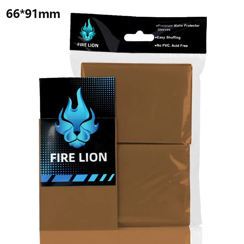 100PCS 66x91mm Matte Entertainment Card Sleeves Holder for TCG Cards Protector for MTG Card Sleeves Game Cards Frosted Sleeve