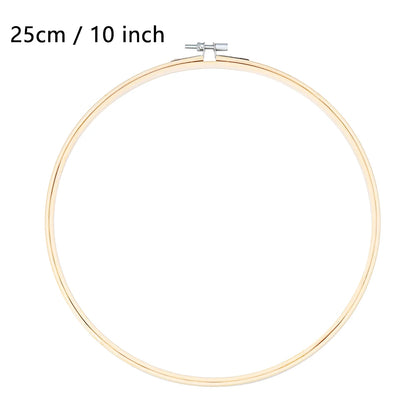 8/10/13/15/18/30cm Embroidery Hoop DIY Needlecraft Cross Stitch Machine Bamboo Frame Ring Round Loop Hand Household Sewing To