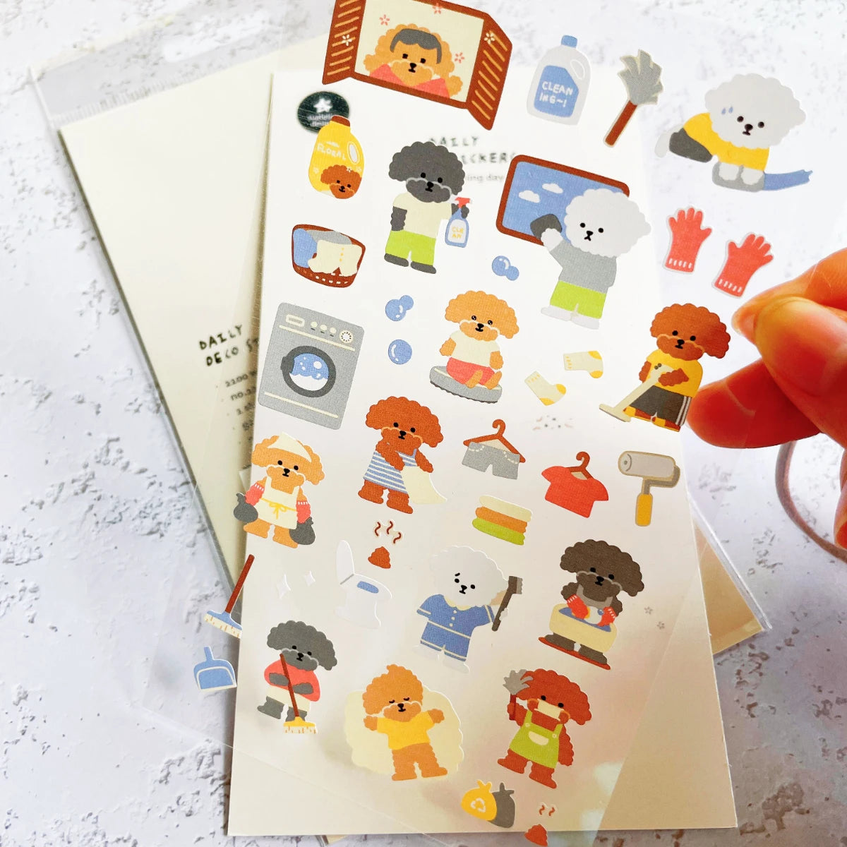 Korean Import Original Suatelier Daily Stickers Scrapbooking Diy Journal Stationery Sticker Decor Art School Supply