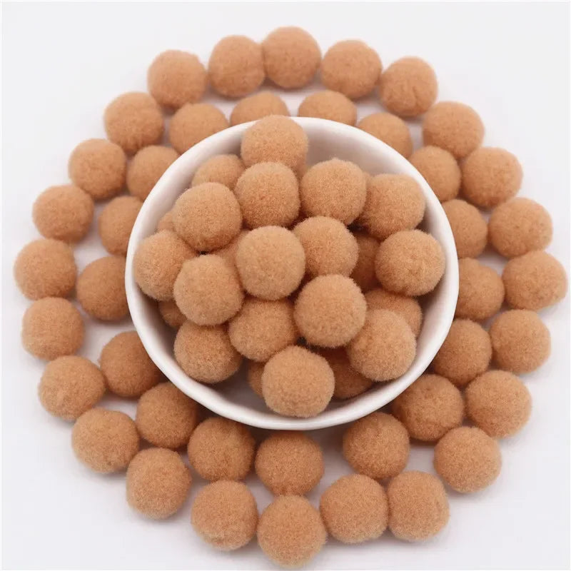 Pompon Balls 8mm 10mm 15mm 20mm 25mm 30mm Fluffy Pompoms Crafts Pompom Diy Handmade Kids Toy Wedding Decoration Craft Supplie