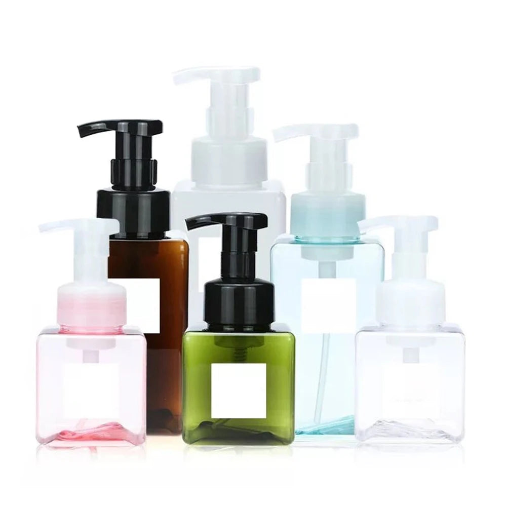 Soap Despenser Portable Foam Pumps Bottle 250/450/650ml Manually Press Soap Foaming Mousses Liquid Dispensers Bathroom Bottli