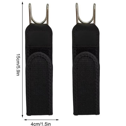 1pc Tactical Hook Elastic Waistband, Buckle Free Invisible Waist Closure, EDC Buckle, Suitable for Hunting, Fishing, Camping
