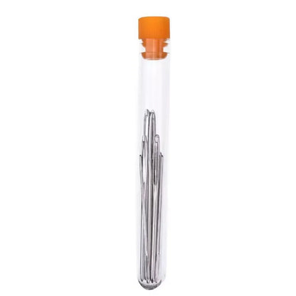 Large Eye Hand Sewing Needles Kit, Big Eye Stitching Needles for Yarn, Embroidery & Jewelry Beading, Household Sewing Acce