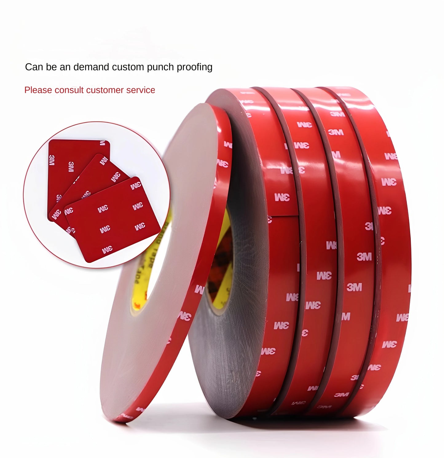 3M VHB Strong Double Sided Adhesive 3M 4229P 5-50mm Waterproof Traceless Foam Adhesive Tape For Car Home Indoor High Temperat