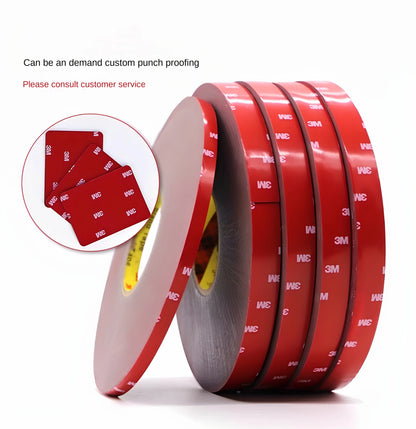 3M VHB Strong Double Sided Adhesive 3M 4229P 5-50mm Waterproof Traceless Foam Adhesive Tape For Car Home Indoor High Temperat