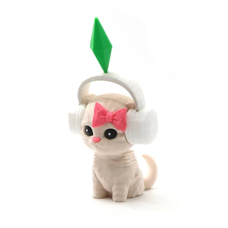 Home Decoration Figure The Doll Foliage Sims Cat Plumbob Dancing Sim Cat Dancing Needoh Cat Car Decoration For Home Decor Ite