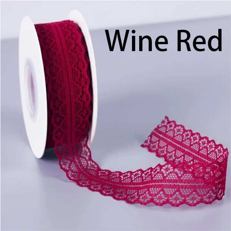 1/5/10 Yards Lace Ribbon 3cm Wide Vintage Pattern Ribbons DIY Apparel Sewing Fabric Gift Wrapping Party Decorations