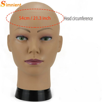Mannequin Head With Tripod For Making Wig Hat Glasses Mask Display Cosmetology Manikin Head For Makeup Practice Wig Install K