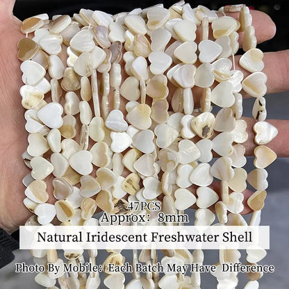 Natural Shell Beads Irregular Shape Smooth Beads Loose Spacer Bead For Jewelry Making Diy Earrings Necklace Accessory Finding