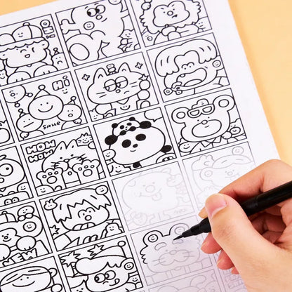 55 Randomly Different Interesting Patterns Including Exquisite Graffiti Patterns for Copying and Coloring Suitable for Art Gi