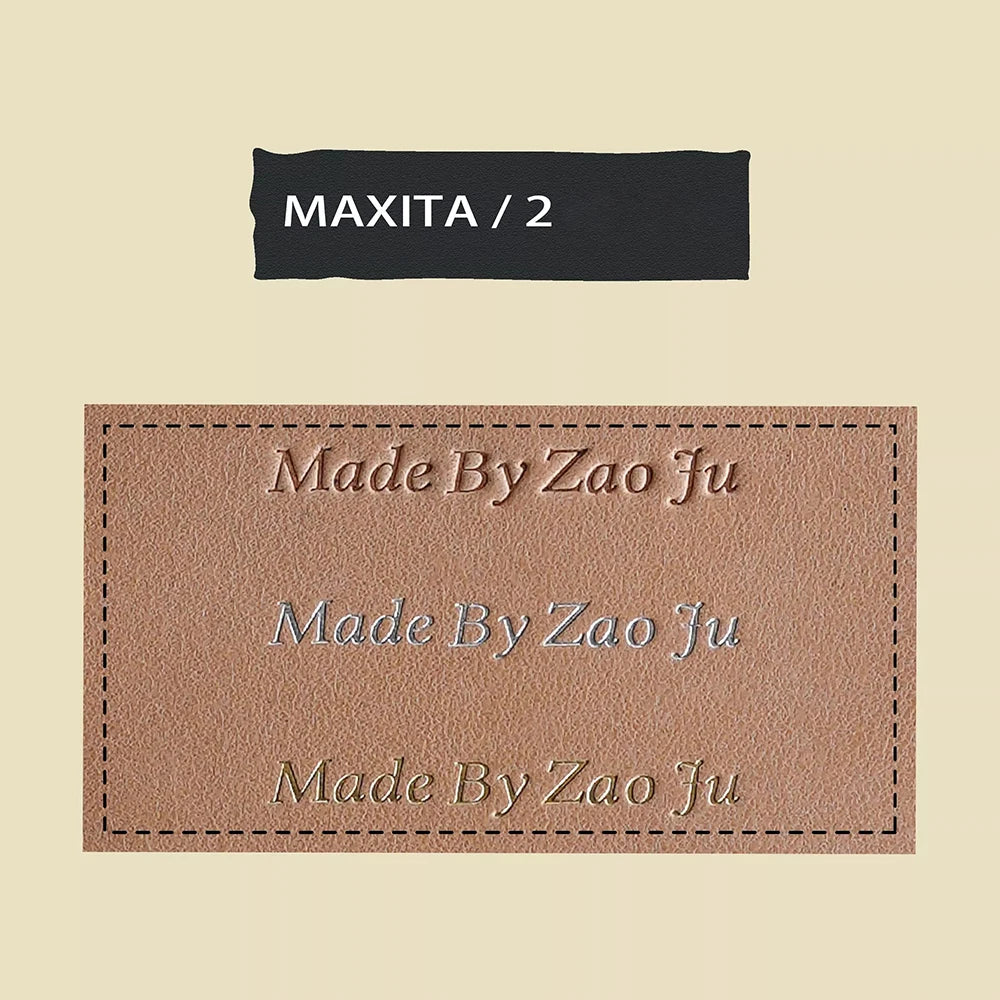 MAXITA Movable Type Hot Foil Stamping Kit | English Brass Type Set for Leather Craft, Packaging, and DIY Embossing 306Pcs - F