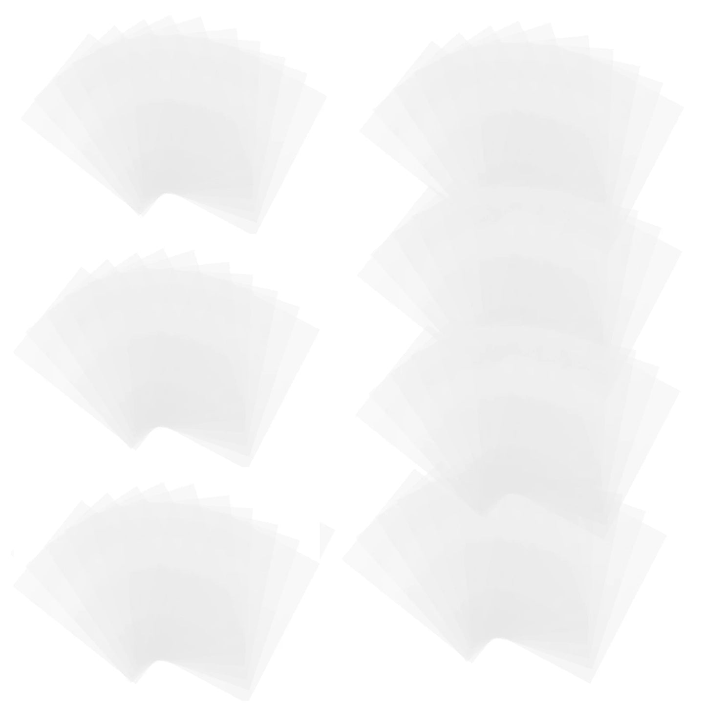 50pcs Transparent Tattoo Transfer Paper Clear Pattern Thermal Tattoo Transfer Film Paper