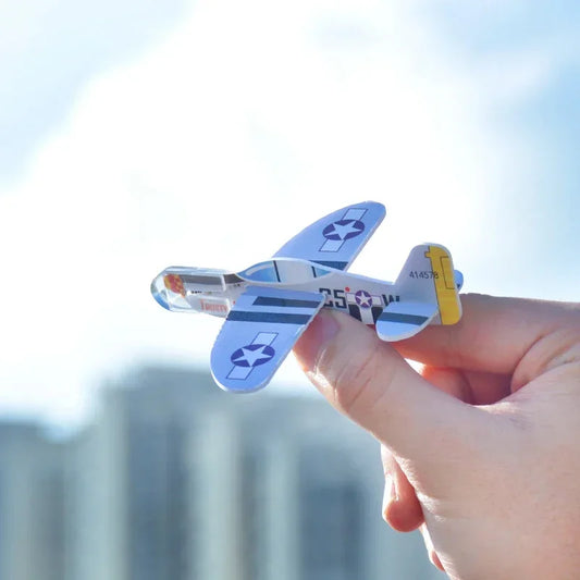 20-100 Pcs/Bag Gliders Planes Foam Assemble Airplane Toys Kids Birthday Gifts Party Favors Children School Prizes Goodie Fill