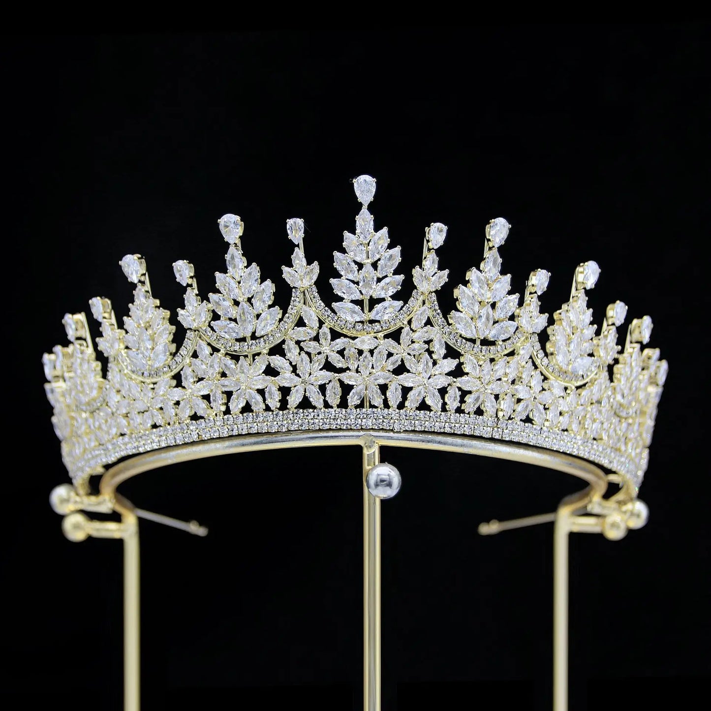 Luxury Bride Crowns For Wedding Headdress Cubic Zirconia CZ Princess Women Crown Tiaras Bridal Headband Prom Jewelry Headpiec