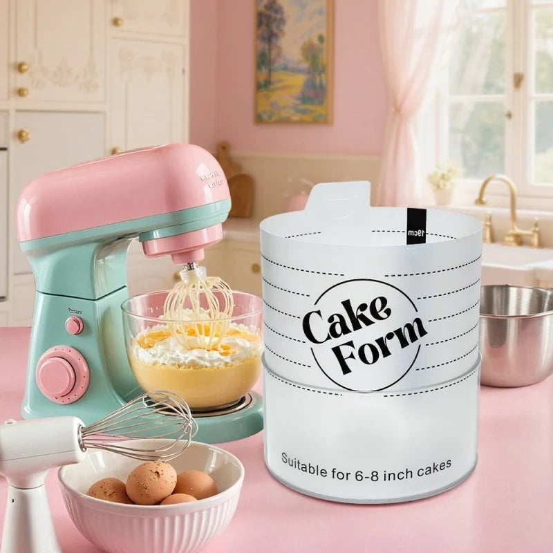 Adjustable Cake Ring Mold Retractable Fondant Tools Mousse Cake Ring Acrylic Circle Baking Ring DIY Mousse Cake Form