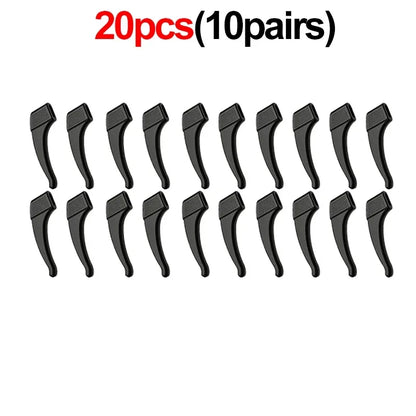 2/40pcs Silicone Ear Hook Anti-slip Glasses Leg Ear Sleeve Bracket Fastener Sunglasses Accessories Grip Anti-fall Eyewear Hol