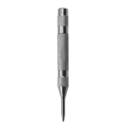 Automatic Center Punch Automatic Metal Punch Tool Woodworking Tools Loaded Marker Wood Chisel Joinery Carpenter Tool - Silver