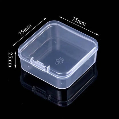 Mini Plastic Box Rectangular Box Translucent Box Packing Box Storage Box Dustproof Solid Strong Jewelry Storage Case Containe