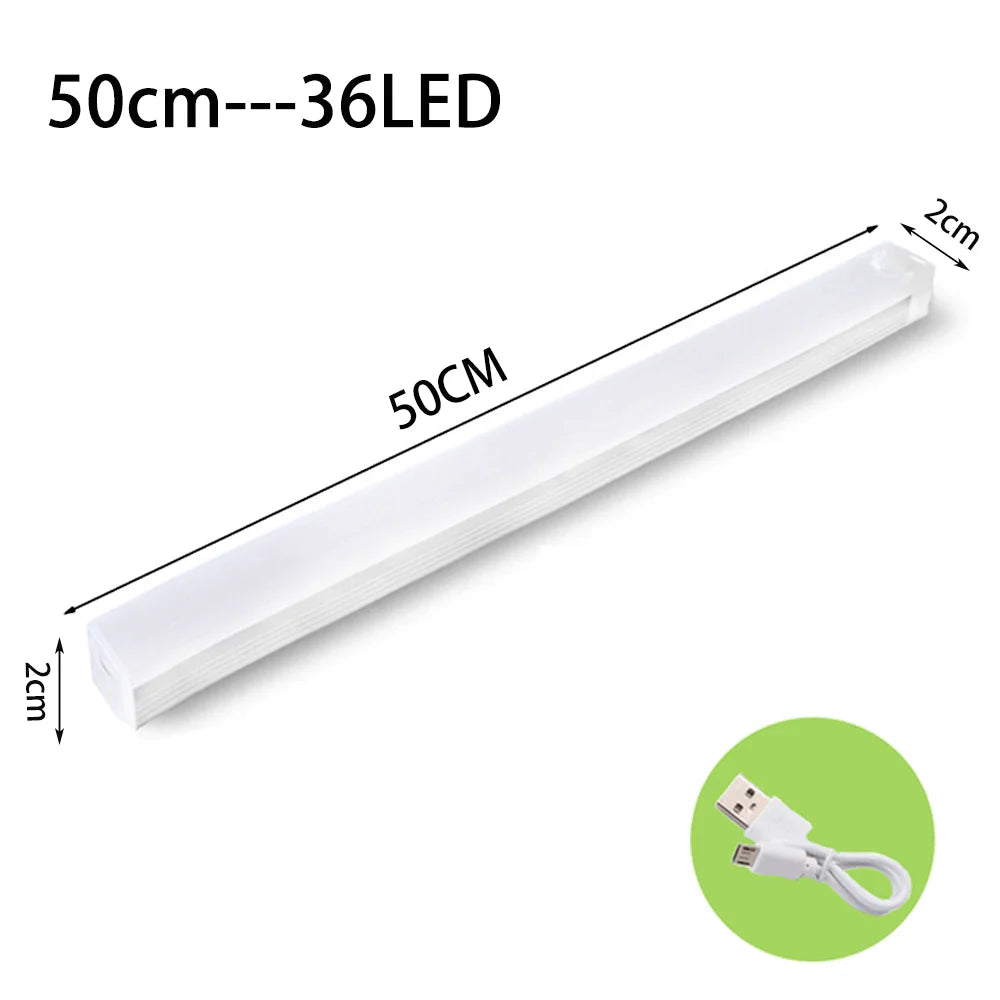LED Motion Sensor Light Wireless LED Night Light Type C Rechargeable Light