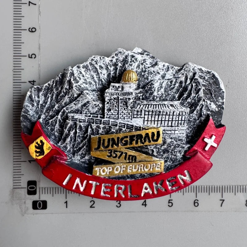 Switzerland Tourist Souvenir Fridge Magnets Jungfraujoc Luzern Zermatt Zermatt Geneva Bern Basel Interlaken Home Decor Sticke