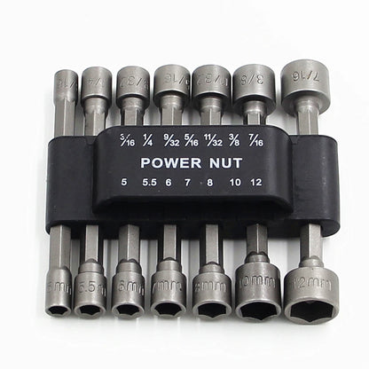 Powerful Socket Inner Hexagonal Wrench Hexagonal Handle Screwdriver Socket Extension Rod Pneumatic Screwdriver Insert Tool Se