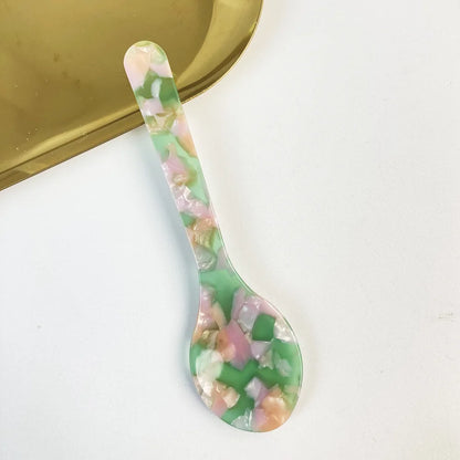 Natural Acrylic Ice Spoon Cream Coffee Caviar Spoon Stirring Spoons Dessert Spoon Teaspoon Crafts Kitchen Tool Tableware - Sp