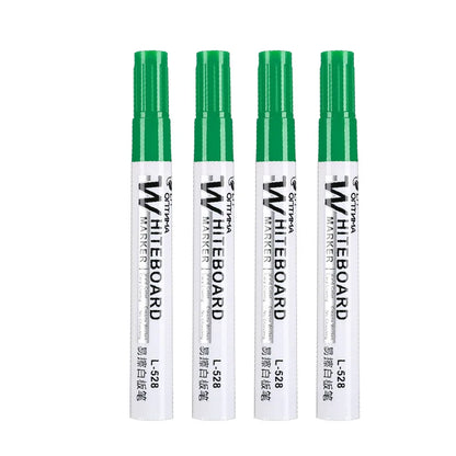 4/10 Pcs Set Erasable Magnetic Whiteboard Marker Pen Blackboard Marker Chalk Glass Ceramics Office School Art Marker Statione