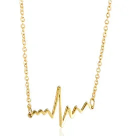 Square Pendants Delicate Stainless Steel Chain Pendant Necklace For Women Necklace - C16
