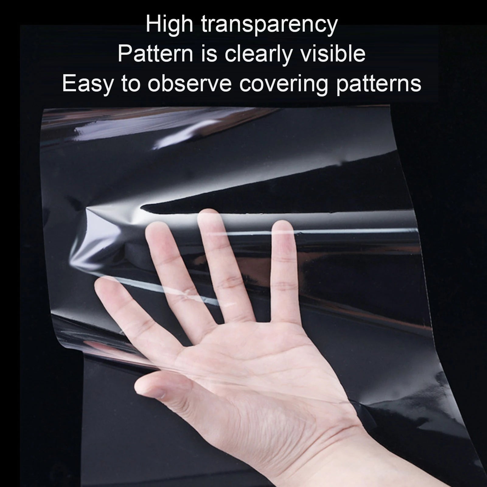 50pcs Transparent Tattoo Transfer Paper Clear Pattern Thermal Tattoo Transfer Film Paper