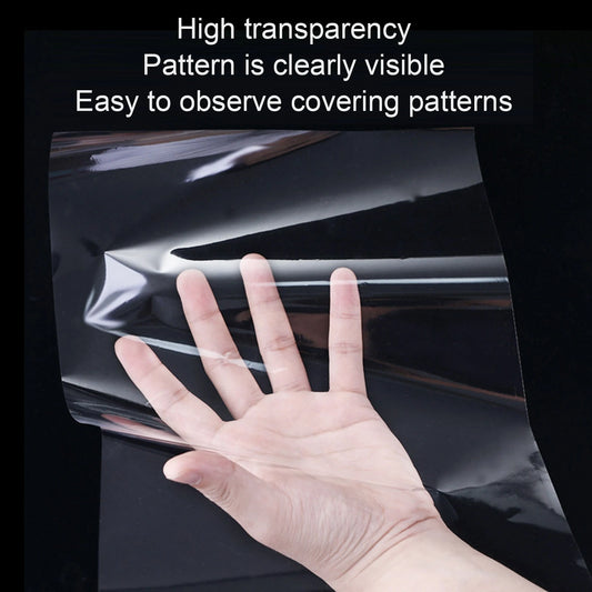50pcs Transparent Tattoo Transfer Paper Clear Pattern Thermal Tattoo Transfer Film Paper