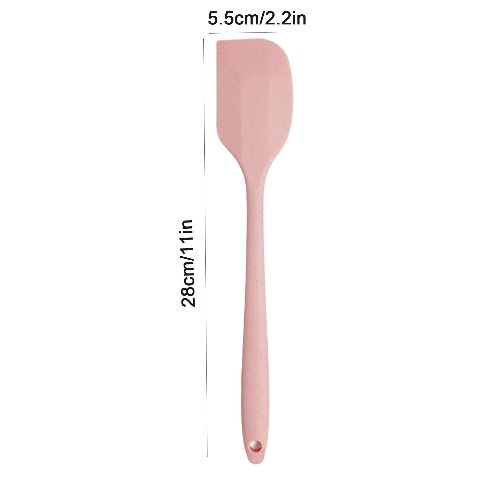 Silicone cream spatula Non-stick butter spatula Heat-resistant kitchen baking tools DIY cake baking tools - F03L-Pink