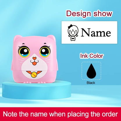 ‌Personalized Custom Name Stamp for Kids - Waterproof Durable School Stamp, Non-Fade Ink,Unique Educational Gift for Students