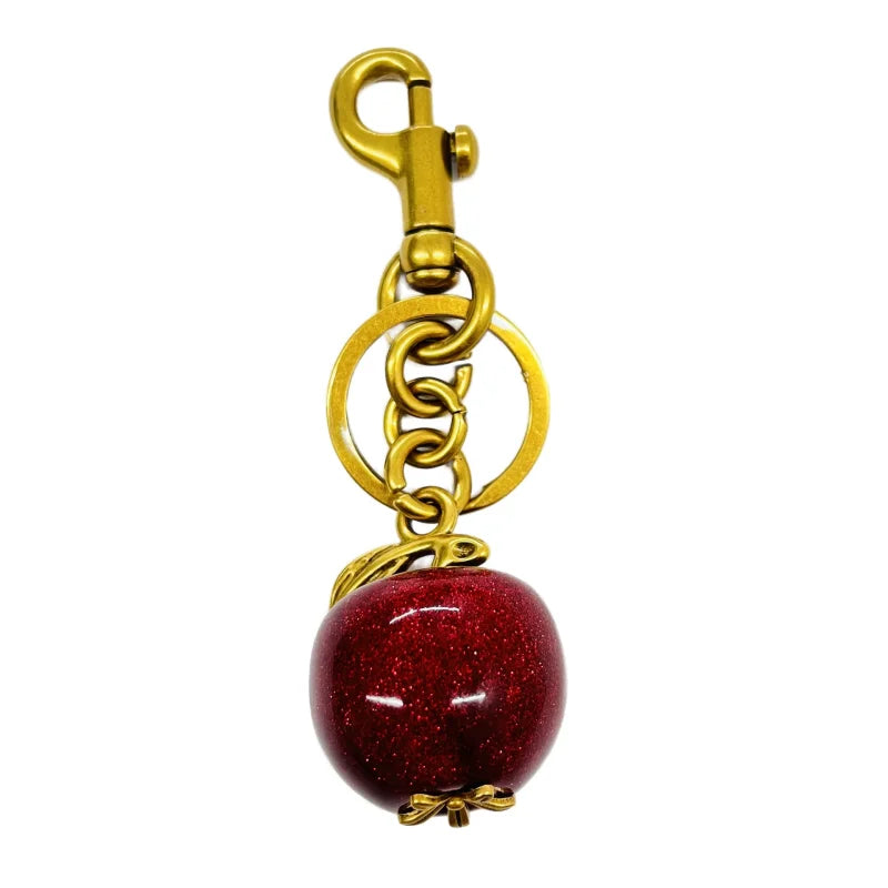 Trendy Red Cherry Pendant Keychain for Women Cute Bag Decorations Multifunctional Jewelry Car Key Accessories Charm Keyring G