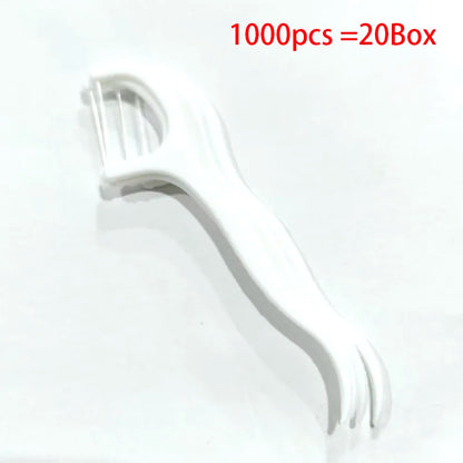 50pcs Dental Floss, Deep Cleaning Dental Floss For Proper Oral Care, Portable Disposable Dental Floss Picks For Travel Daily 