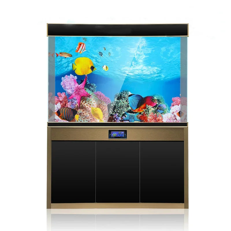 Aquarium Background Decoration Sticker Fish Tank Landscape Sticker Poster Background for Aquarium Ocean Plant Aquascape Paint