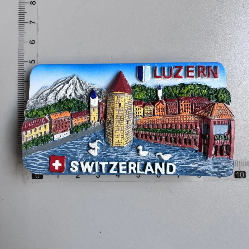 Switzerland Tourist Souvenir Fridge Magnets Jungfraujoc Luzern Zermatt Zermatt Geneva Bern Basel Interlaken Home Decor Sticke
