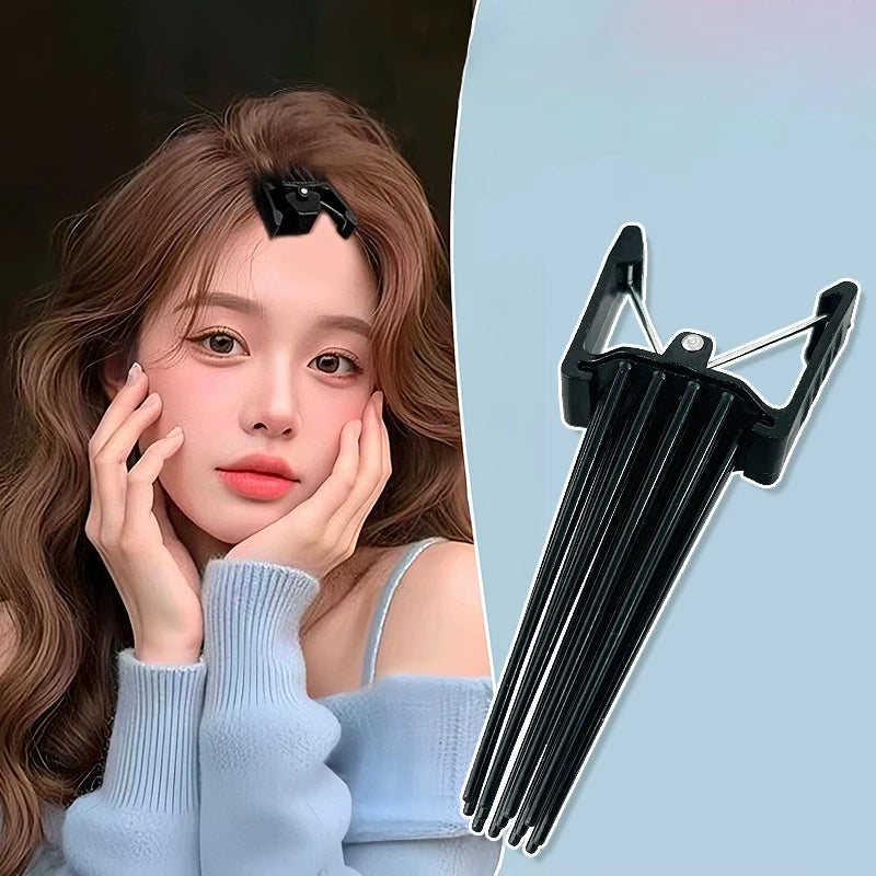2pcs Simple Fluffy Hairpin Curling Root High Natural Fluffy Hair Clip Women Hair Curler Hair Curler Styling Fluffiness Tool C