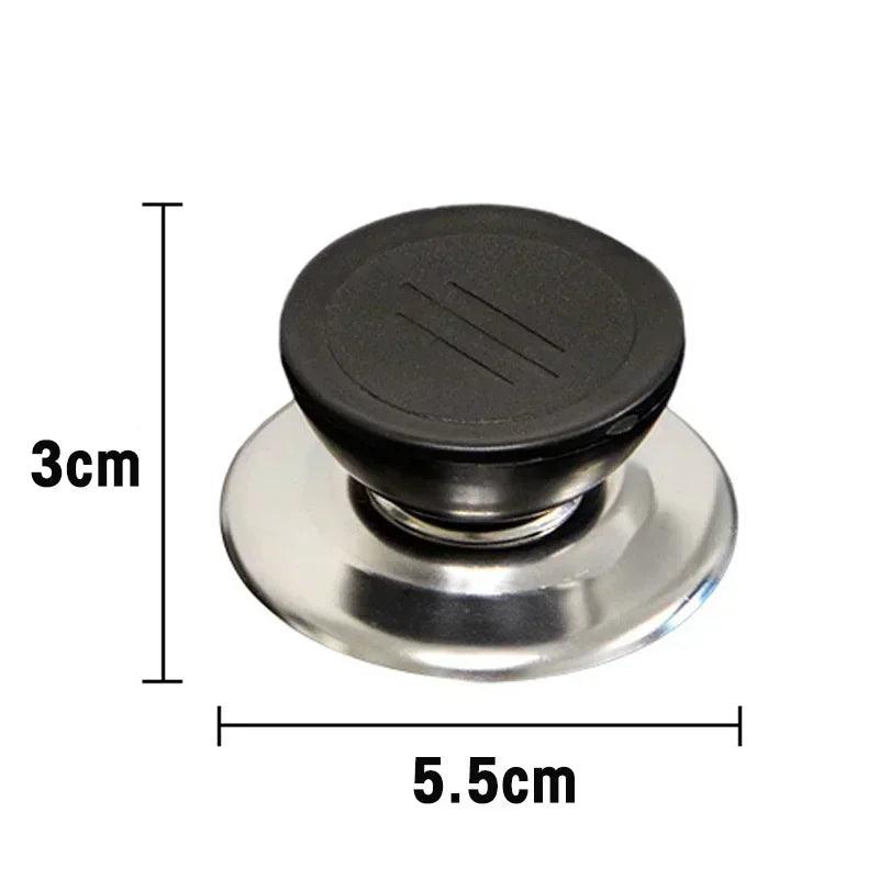 Kitchen Handle Cookware Knob Cover Glass Bottom Cover 4 Pieces Pressure Cookers Universal Pot Lid Handle Interchangeable Hand