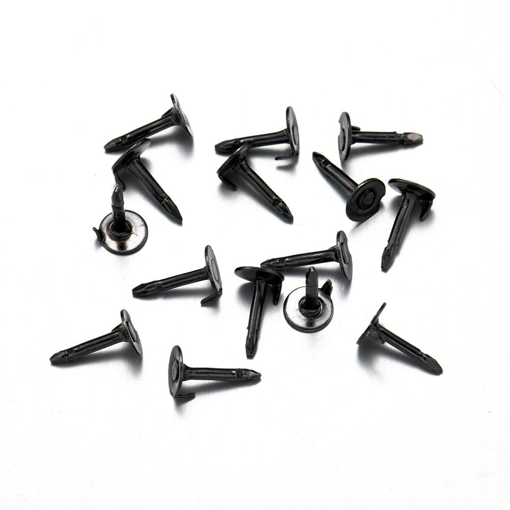 100pc Metal Locking Pin Back Brooch Badge Holder Lapel Base For DIY Jewellery Material Making Supply Craft Accessories Handma